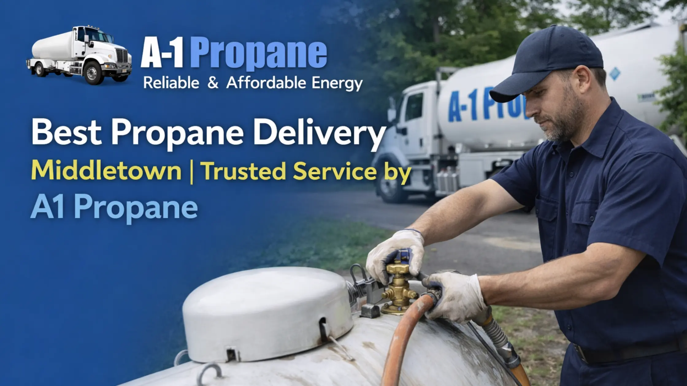 Best Propane Delivery Middletown | Trusted Service by A1 Propane