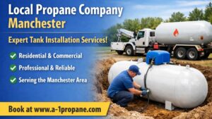 Local Propane Company Manchester for Tank Installation