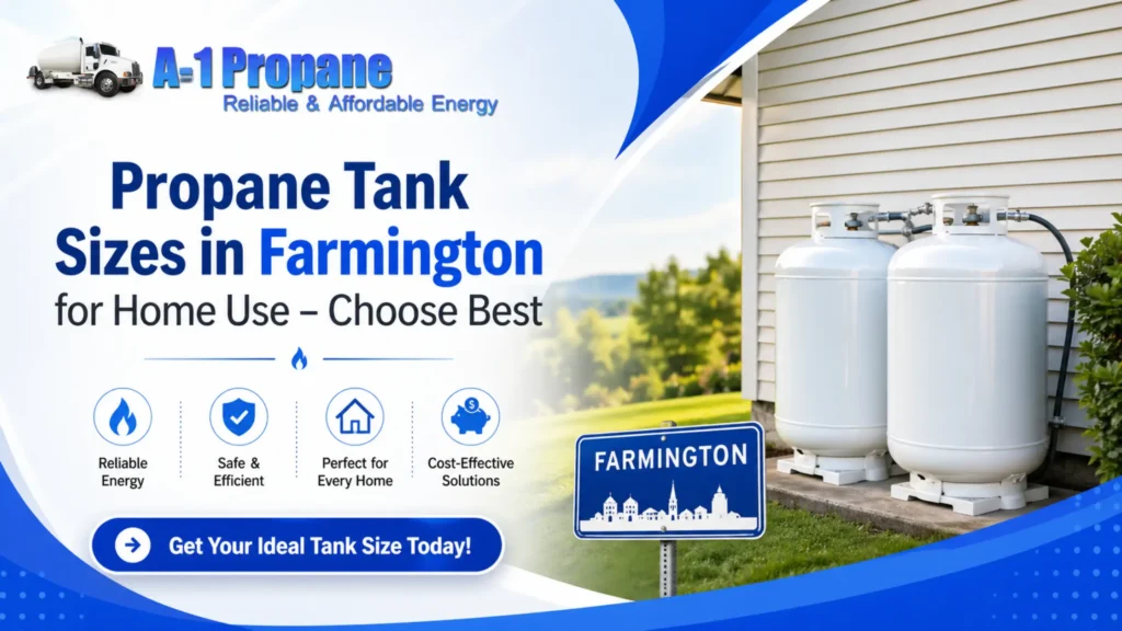 Propane Tank Sizes in Farmington for Home Use - Choose Best