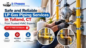 Safe and Reliable LP Gas Piping Services in Tolland, CT From Trusted HVAC Experts